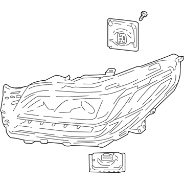 Ford JL7Z-13008-F Composite Headlamp