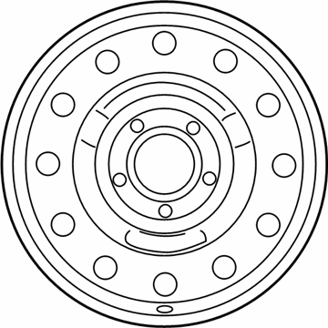 Kia 529102J950 Wheel Assembly-Steel