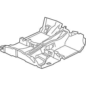 Honda 83301-TM8-C02ZD Carpet Assy., Floor *NH361L* (GRAY)