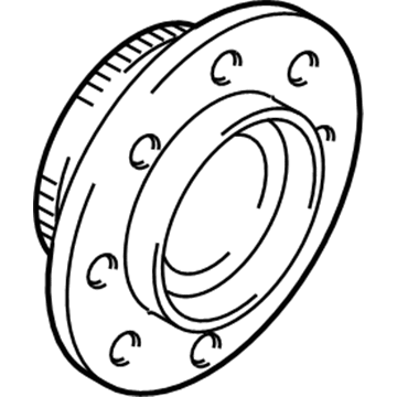 Mopar 52010206AD Front Disc Brake Hub And Bearing