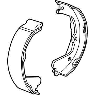 GM 23458645 Park Brake Shoes