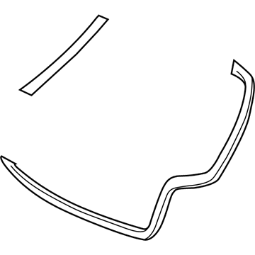 Honda 74440-S03-003 Weatherstrip, Tailgate