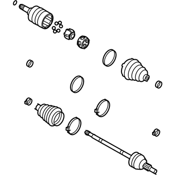 GM 88964475 Axle Assembly