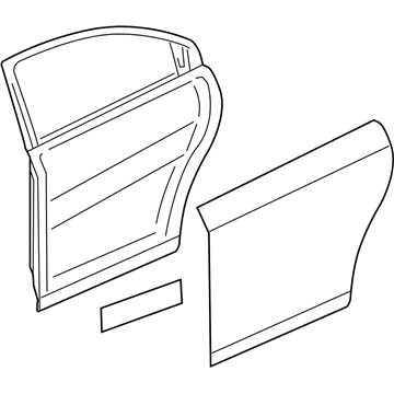 GM 22769182 Door Shell