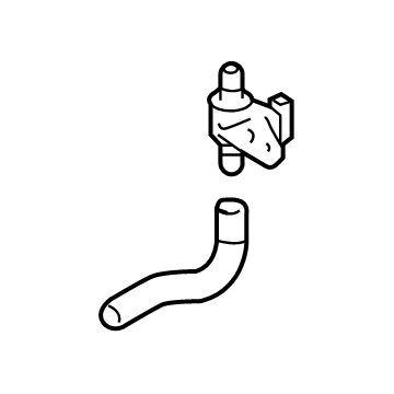 Lexus 16260-25021 Hose Assembly, Water By
