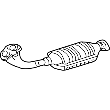 Toyota 17401-07050 Front Pipe