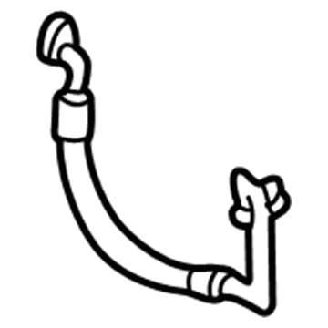 Nissan 92490-5Y700 Hose-Flexible, High