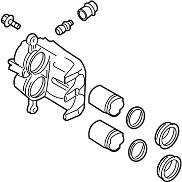 Nissan 41001-7S010RE REMAN CALIPER Front Right