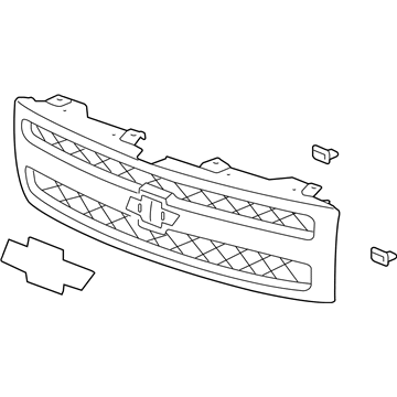 GM 19154229 Grille