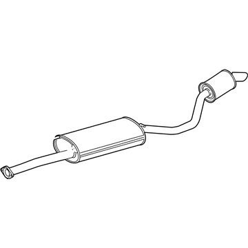 Toyota 17430-0P340 Rear Muffler