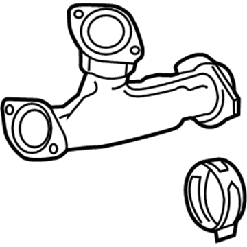 Toyota 17403-0P221 Intermediate Pipe