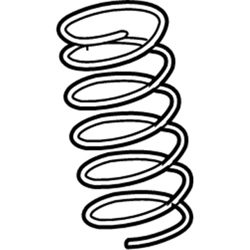 Lexus 48131-53241 Spring, Coil, Front