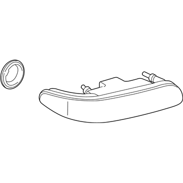 GM 19244639 Lens & Housing