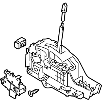 Nissan 34901-1AA1E Transmission Control Device Assembly