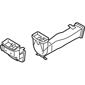 Hyundai 97030-D3200 Duct Assembly-Rear A/VENT, NO.3