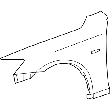 Lexus 53802-53110 Fender Sub-Assy, Front LH