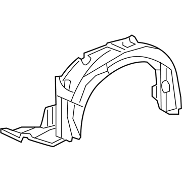 Lexus 53805-53080 Shield Sub-Assembly, Fender