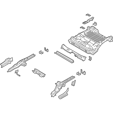 Ford GN1Z-7411215-D Rear Floor Pan