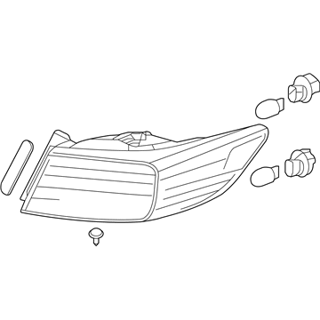 Acura 33500-TX6-A52 Taillight Assembly, Passenger Side