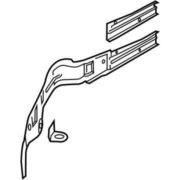 BMW 41-00-7-413-067 Closing Plate, Longitudinal Member, Left