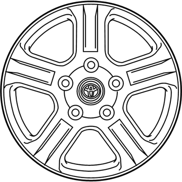 Toyota 42611-0C161 Wheel, Alloy