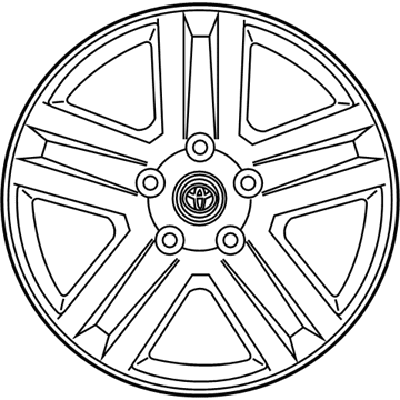 Toyota 42611-0C130 Wheel, Alloy