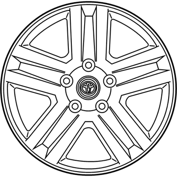 Toyota 4261A-0C010 Wheel, Alloy