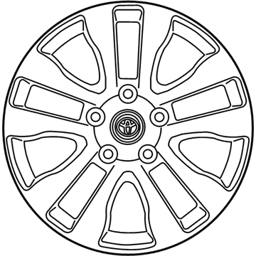 Toyota 42611-0C241 Wheel, Alloy
