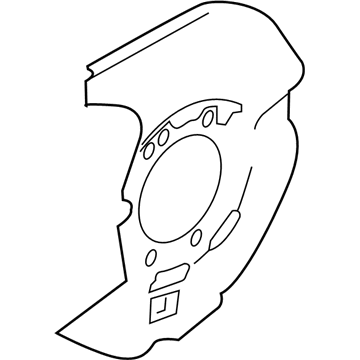 Nissan 41151-6CT0A Plate-BAFFLE