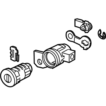 GM 89022371 Cylinder & Keys