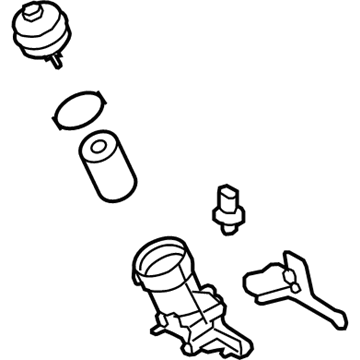 BMW 11-42-7-841-525 Oil Filter With Oil Cooler Connection