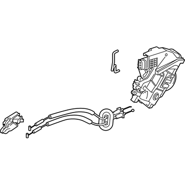 Kia 81410M6000 Rear Door Latch Assembly, Left