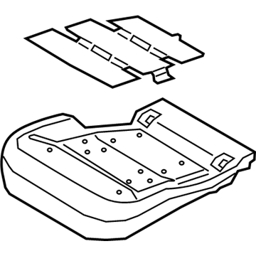 Ford LB5Z-7863841-A Seat Cushion Pad