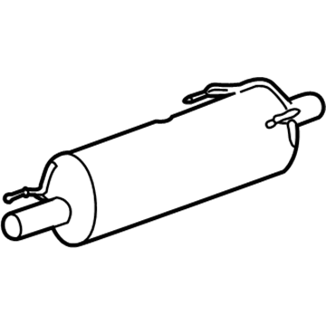 Mopar 52103450AD MUFFLER-Exhaust