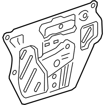 GM 22794805 Water Deflector