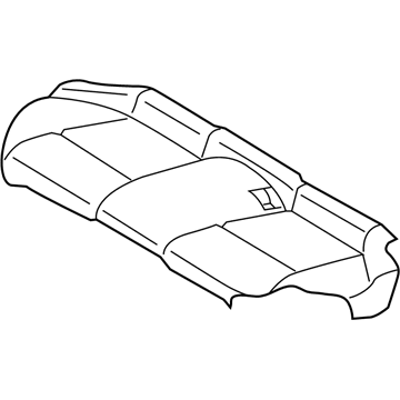 Infiniti 88320-4HK0A Trim Assy-Cushion, Rear Seat