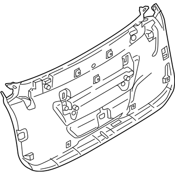 BMW 51-49-7-472-620 Lower Tail Lid Trim Panel