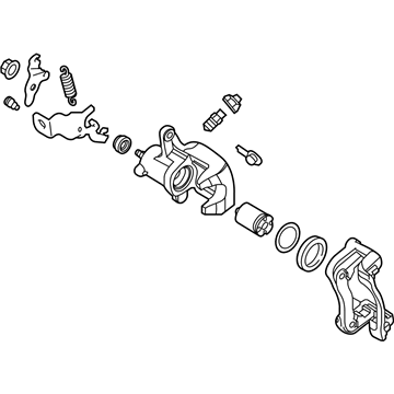 Hyundai 58311-G2A10 CALIPER KIT-RR BRAKE, RH