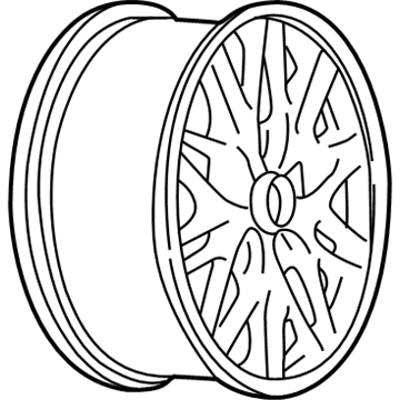 GM 9594058 Wheel-17X7.5X51 Aluminum