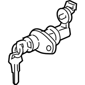 Kia 812502GA00 Trunk Key Sub Set