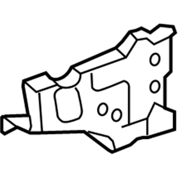 Lexus 61146-0E010 Gusset, Front Body Pillar, Lower LH