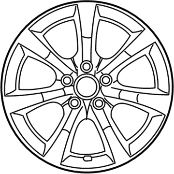 Infiniti 40300-7W025 Alloy Wheel Rim
