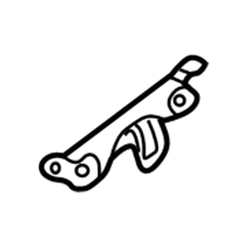 BMW 51-16-7-033-663 Bracket, Front Left Grab Handle