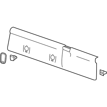 GM 23455515 Rear Glass Molding