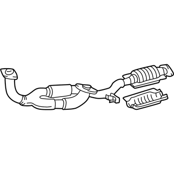 Toyota 17410-0A320 Converter & Pipe