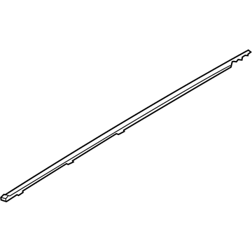 Hyundai 82220-J3000 Weatherstrip Assembly-Front Door Belt Outside RH