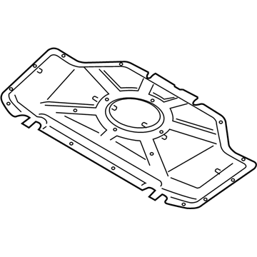 BMW 51-48-7-284-629 Sound Insulating Engine Hood