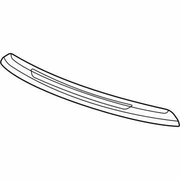 GM 84750464 MOLDING ASM-HOOD FRT *BRIGHT CHROMM