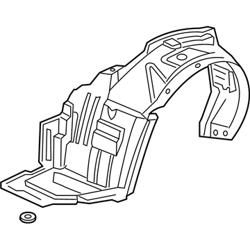 Honda 74151-S9V-A10 Fender, Left Front (Inner)