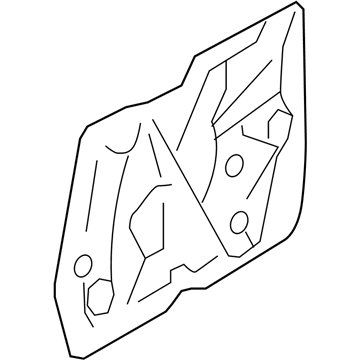 Nissan 80775-1AA0A Base-Front Door Module, LH